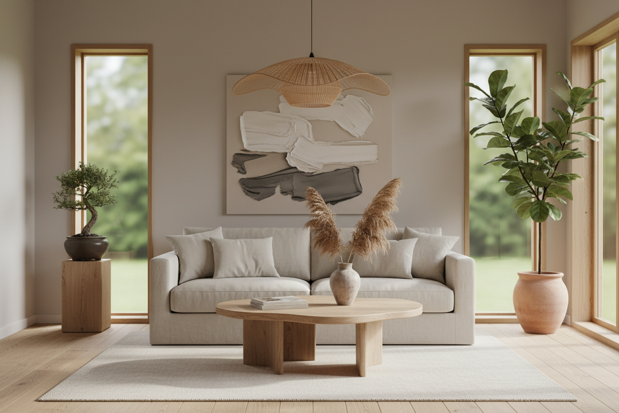 Japandi livingroom