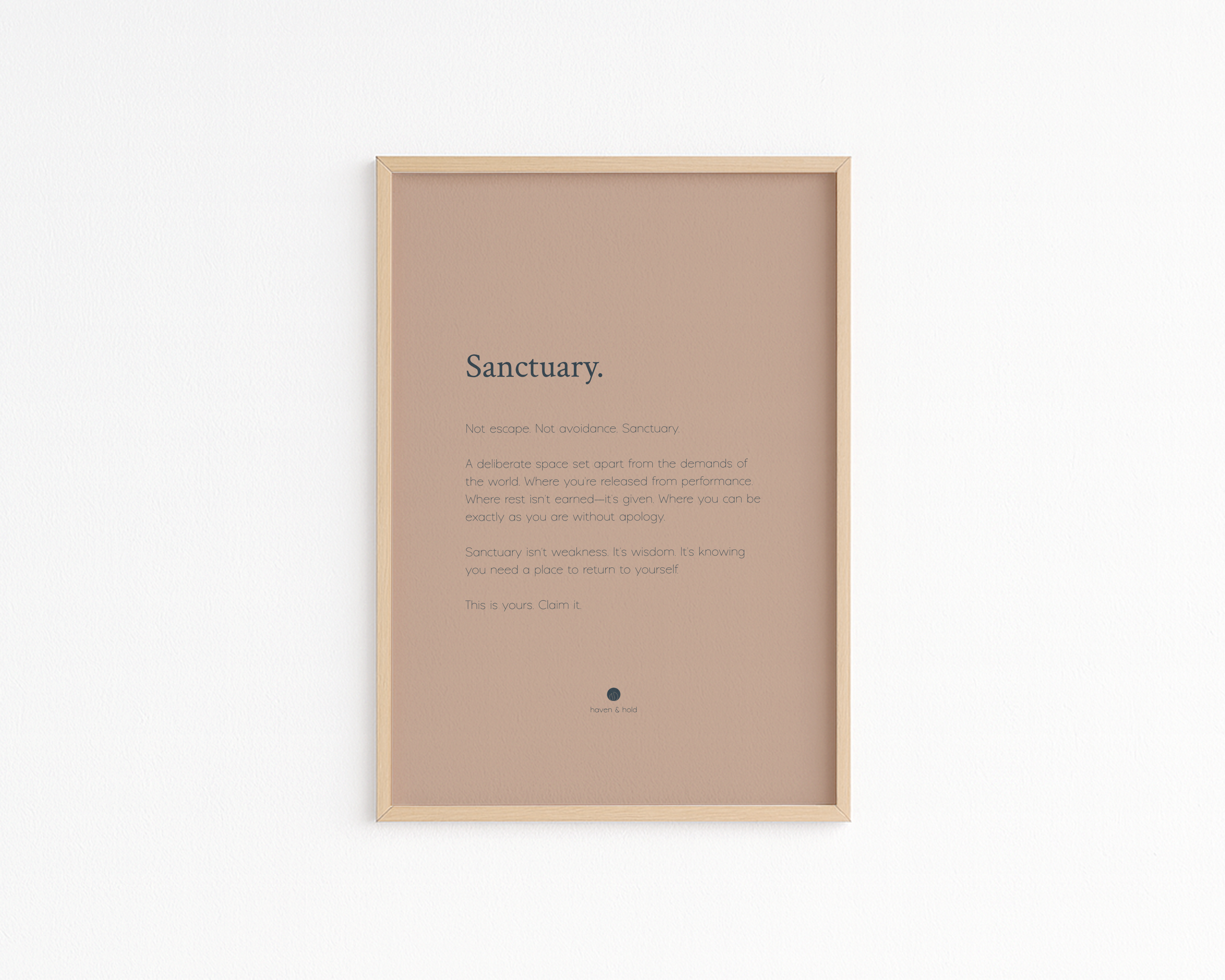 Sanctuary • Premium Art Print • Ready to Frame