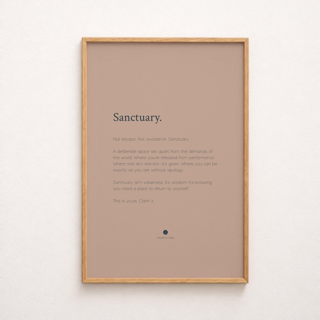 sanctuary print video