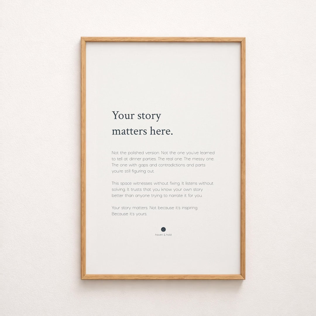 your story matters here print video