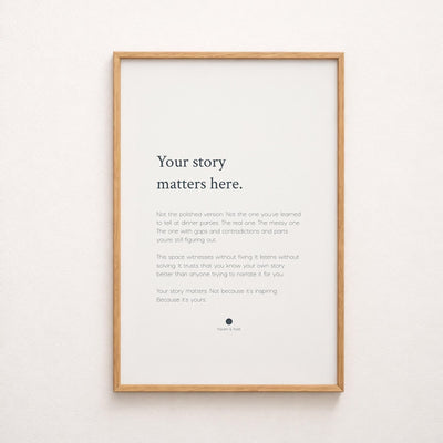your story matters here print video