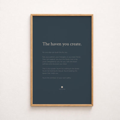 the haven you create print video