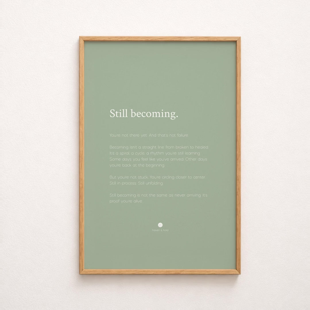 still becoming print video