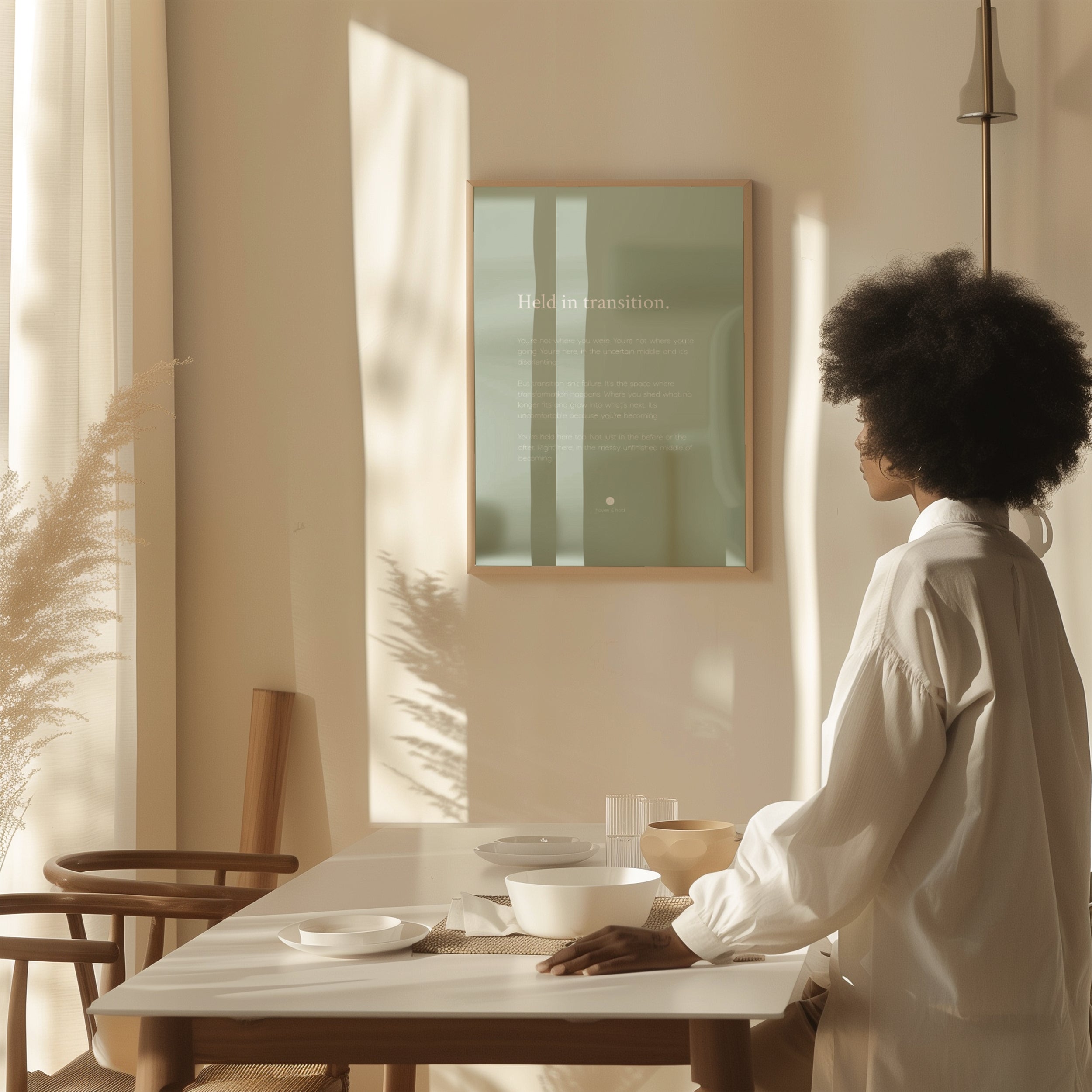 Held in Transition • Premium Art Print • Ready to Frame