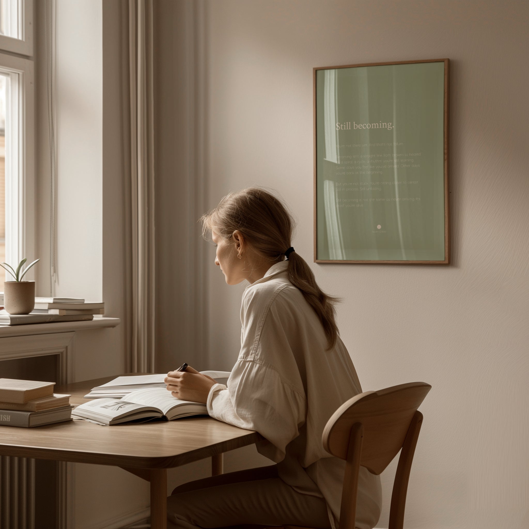 Still Becoming • Premium Art Print • Ready to Frame